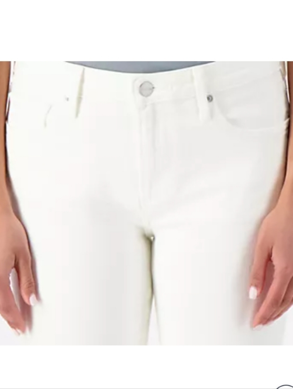 Driftwood Driftwood Off white Jeans Colette Embroidered Crop Jean Size 18 EUC - Picture 5 of 12